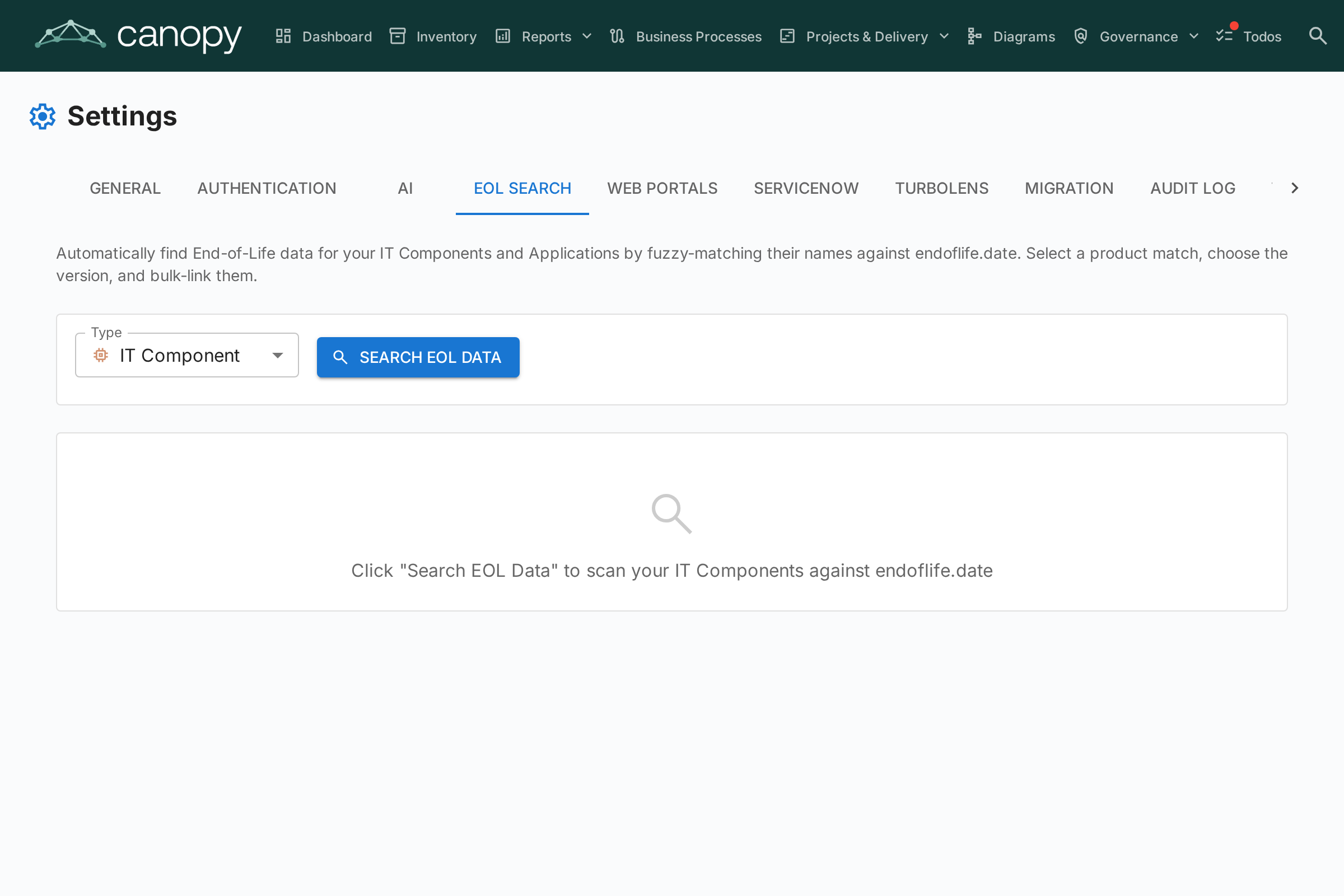 EOL-administration