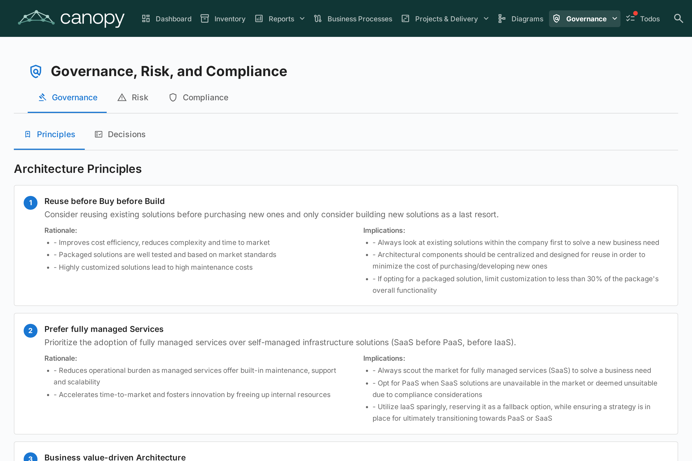 GRC — Governance-fane